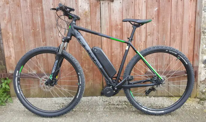 cube mountain bike with a bafang bbs02 and 52v battery