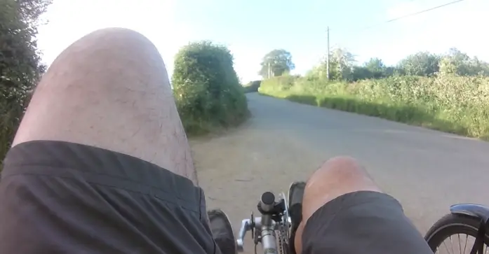 Riding a bafang hub motor powered recumbent trike