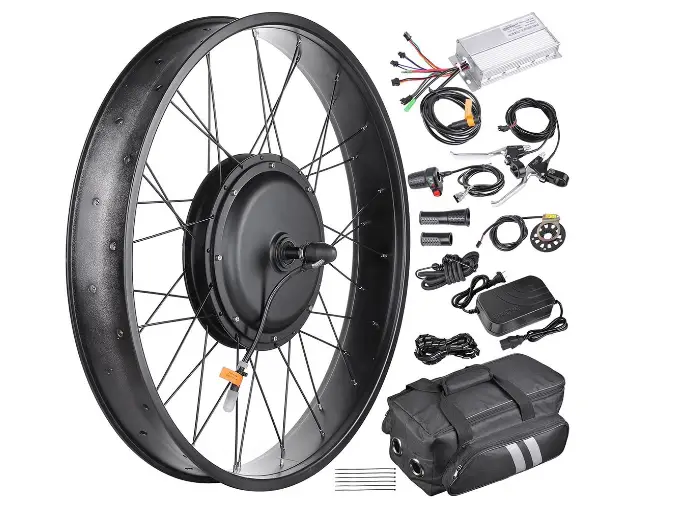 AW 48v 1000w front wheel fat tire electric bike conversion kit