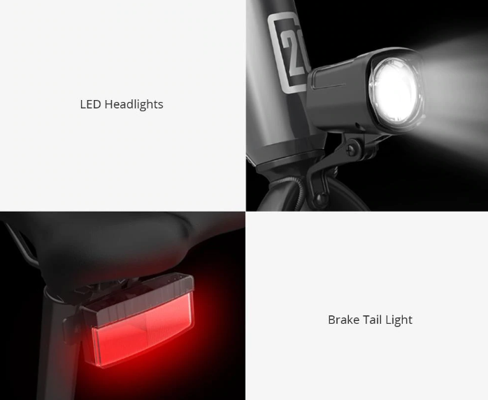 Xiaomi Himo C20 potentes luces led