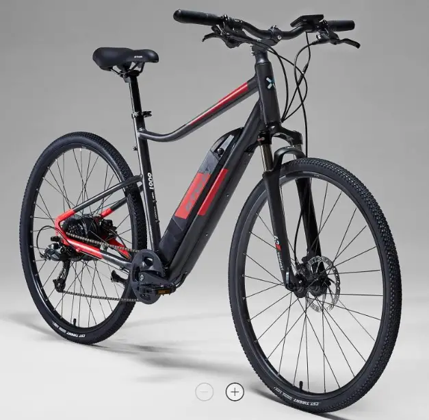 bicicleta híbrida eléctrica decathlon riverside 500