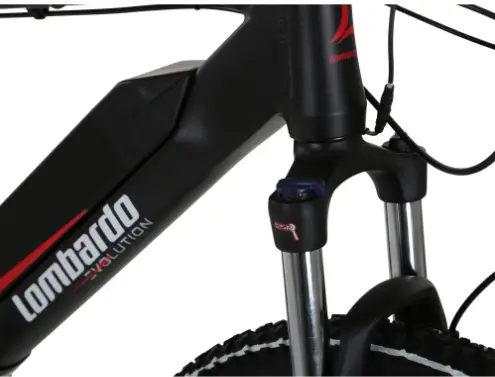 suntour xcm suspension forks on the lombardo valderice electric mountain bike