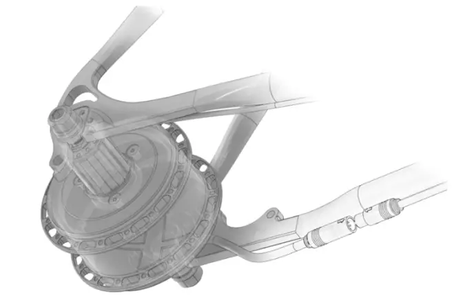 Diagrama del motor del eje mahle x35 ebikemotion
