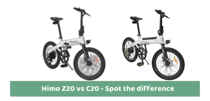 himo z20 vs c20 folding electric bike