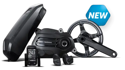 shimano steps ebike system with battery and display