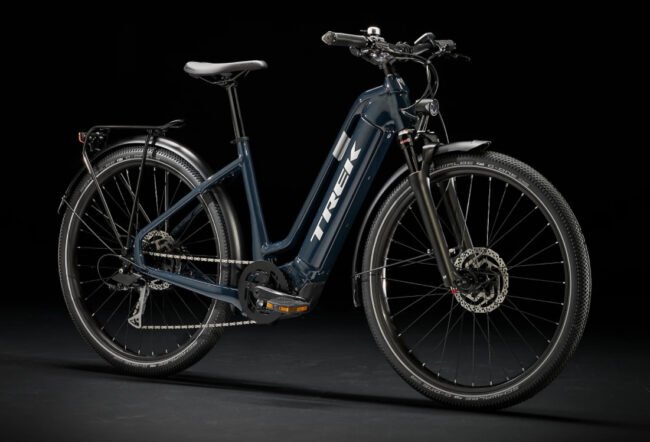 trek allant + 7 lowstep elektrische hybride fiets
