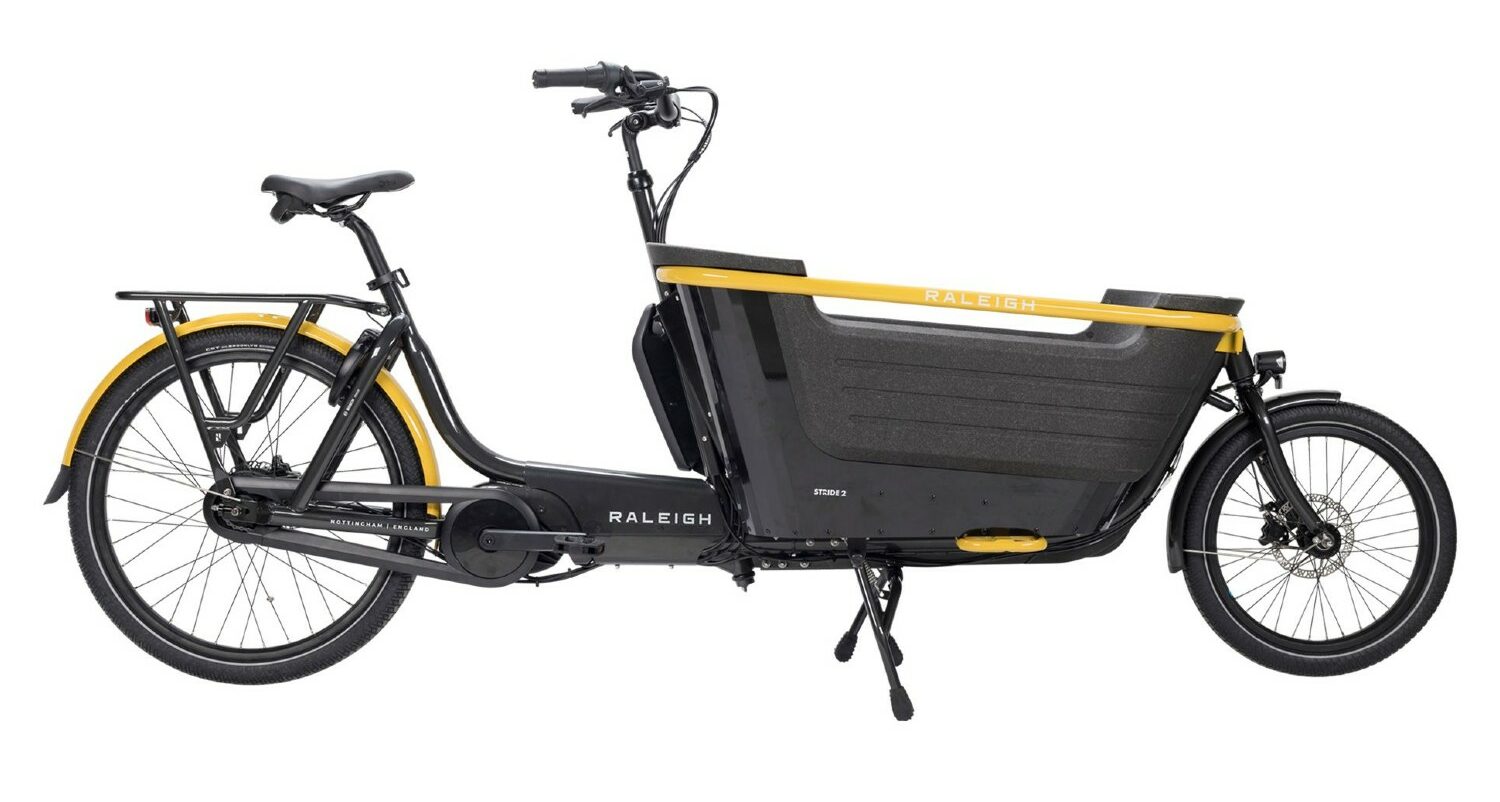 vélo cargo électrique raleigh stride 2